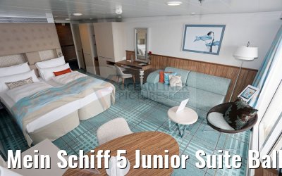 Mein Schiff 5 Junior Suite Balkon Nr. 10023 Bad