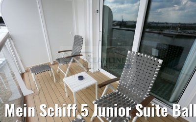 Mein Schiff 5 Junior Suite Balkon Nr. 10023 Balkon