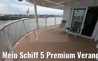 Mein Schiff 5 Premium Verandakabine 7195 Balkon