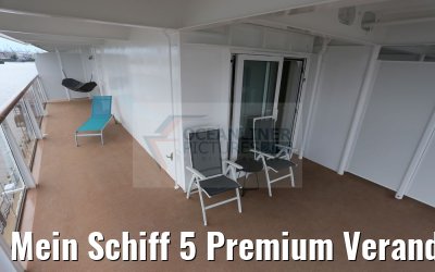 Mein Schiff 5 Premium Verandakabine 7195 Balkon
