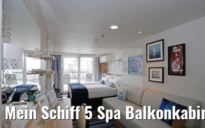 Mein Schiff 5 Spa Balkonkabine Nr. 11017 Bad