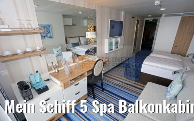 Mein Schiff 5 Spa Balkonkabine Nr. 11019