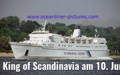King of Scandinavia am 10. Juni 1996 auf der Elbe