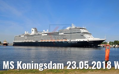 MS Koningsdam 23.05.2018 Warnemünde