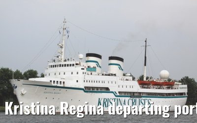 Kristina Regina departing port of Amsterdam, 25. May 2009