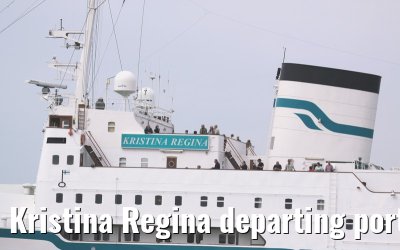 Kristina Regina departing port of Amsterdam, 25. May 2009