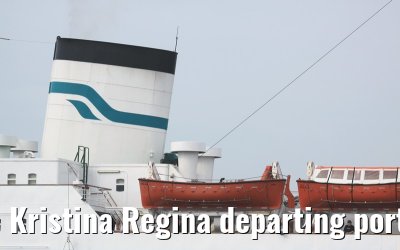 Kristina Regina departing port of Amsterdam, 25. May 2009