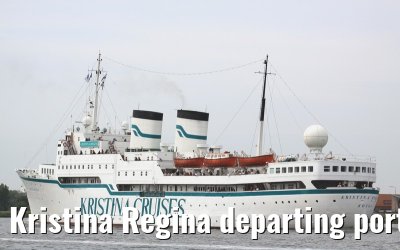 Kristina Regina departing port of Amsterdam, 25. May 2009