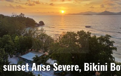 sunset Anse Severe, Bikini Bottom, La Digue 03.02.2024