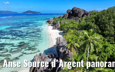 Anse Source d`Argent panoramic views, La Digue 05.02.2024