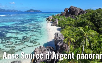 Anse Source d`Argent panoramic views, La Digue 05.02.2024