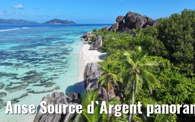 Anse Source d`Argent panoramic views, La Digue 05.02.2024