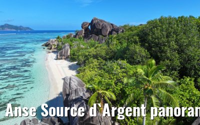 Anse Source d`Argent panoramic views, La Digue 05.02.2024