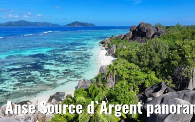 Anse Source d`Argent panoramic views, La Digue 05.02.2024