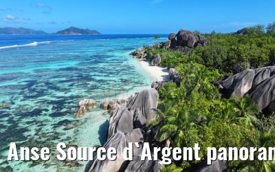 Anse Source d`Argent panoramic views, La Digue 05.02.2024