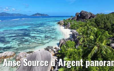 Anse Source d`Argent panoramic views, La Digue 05.02.2024