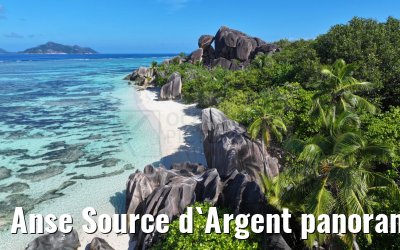 Anse Source d`Argent panoramic views, La Digue 05.02.2024