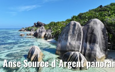 Anse Source d`Argent panoramic views, La Digue 05.02.2024
