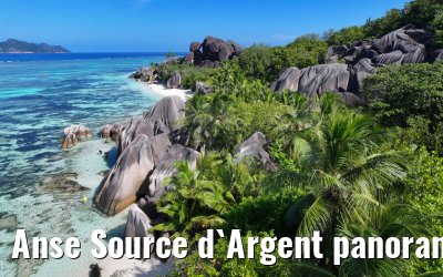 Anse Source d`Argent panoramic views, La Digue 05.02.2024