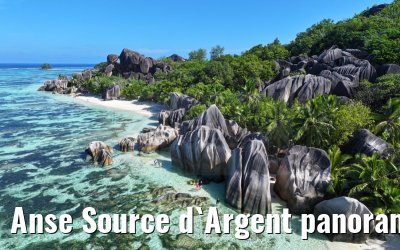 Anse Source d`Argent panoramic views, La Digue 05.02.2024