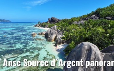 Anse Source d`Argent panoramic views, La Digue 05.02.2024