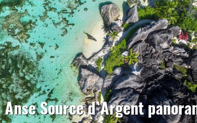 Anse Source d`Argent panoramic views, La Digue 05.02.2024