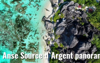 Anse Source d`Argent panoramic views, La Digue 05.02.2024