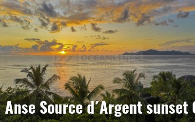 Anse Source d´Argent sunset 07.02.2024