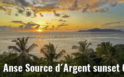 Anse Source d´Argent sunset 07.02.2024