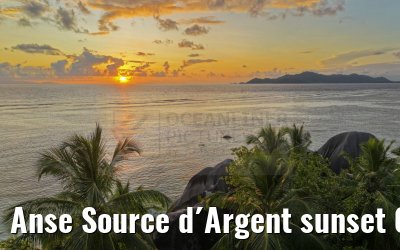 Anse Source d´Argent sunset 07.02.2024