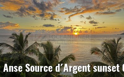 Anse Source d´Argent sunset 07.02.2024