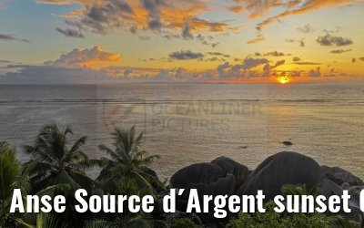 Anse Source d´Argent sunset 07.02.2024