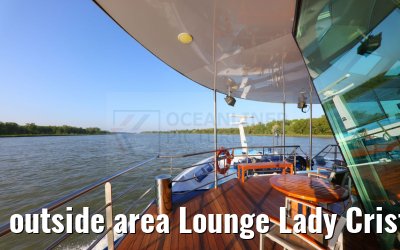 outside area Lounge Lady Cristina morning view