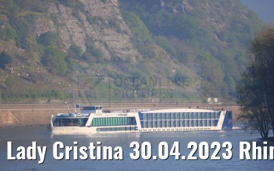 Lady Cristina 30.04.2023 Rhine river