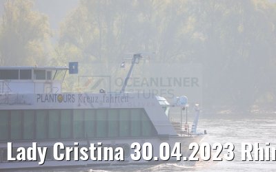Lady Cristina 30.04.2023 Rhine river