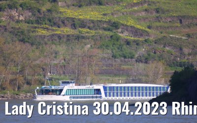 Lady Cristina 30.04.2023 Rhine river