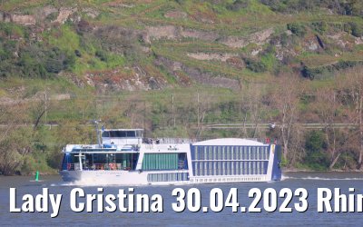 Lady Cristina 30.04.2023 Rhine river