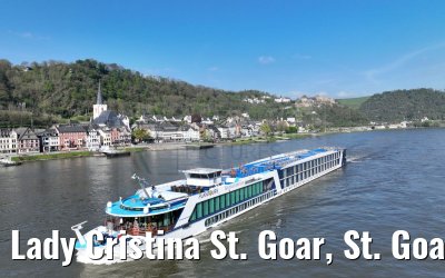 Lady Cristina St. Goar, St. Goarshausen, Burg Katz 30.04.2023