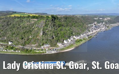 Lady Cristina St. Goar, St. Goarshausen, Burg Katz 30.04.2023