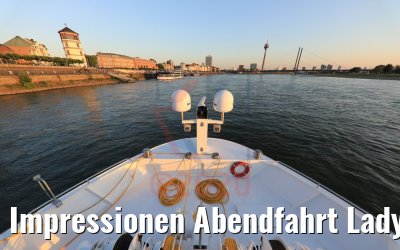Impressionen Abendfahrt Lady Diletta Düsseldorf 23.06.2020