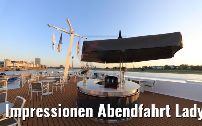 Impressionen Abendfahrt Lady Diletta Düsseldorf 23.06.2020