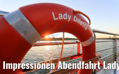 Impressionen Abendfahrt Lady Diletta Düsseldorf 23.06.2020