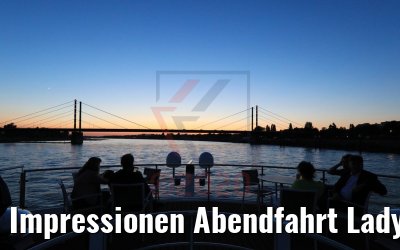Impressionen Abendfahrt Lady Diletta Düsseldorf 23.06.2020