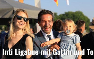 Inti Ligabue mit Gattin und Tochter Diletta 23.06.2020