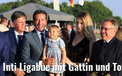 Inti Ligabue mit Gattin und Tochter Diletta 23.06.2020