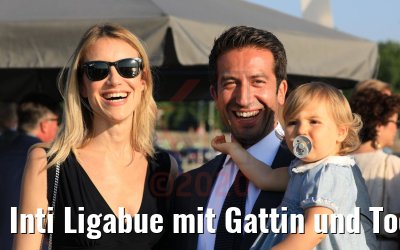Inti Ligabue mit Gattin und Tochter Diletta 23.06.2020