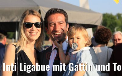 Inti Ligabue mit Gattin und Tochter Diletta 23.06.2020