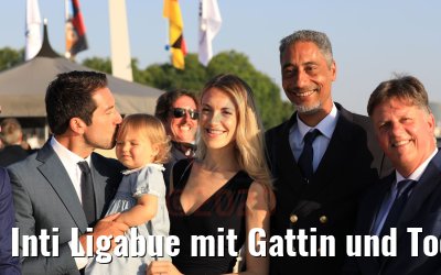 Inti Ligabue mit Gattin und Tochter Diletta 23.06.2020