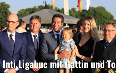 Inti Ligabue mit Gattin und Tochter Diletta 23.06.2020