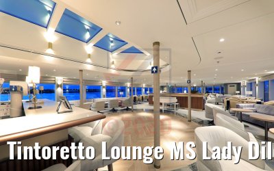 Tintoretto Lounge MS Lady Diletta mit Barhockern